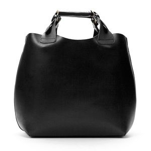 Zara Buffalo Bag in Black